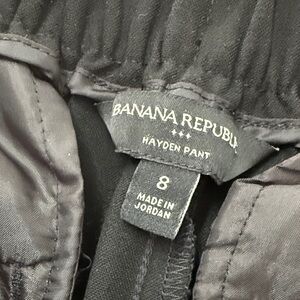 Banana Republic Black Hayden Trousers size 8